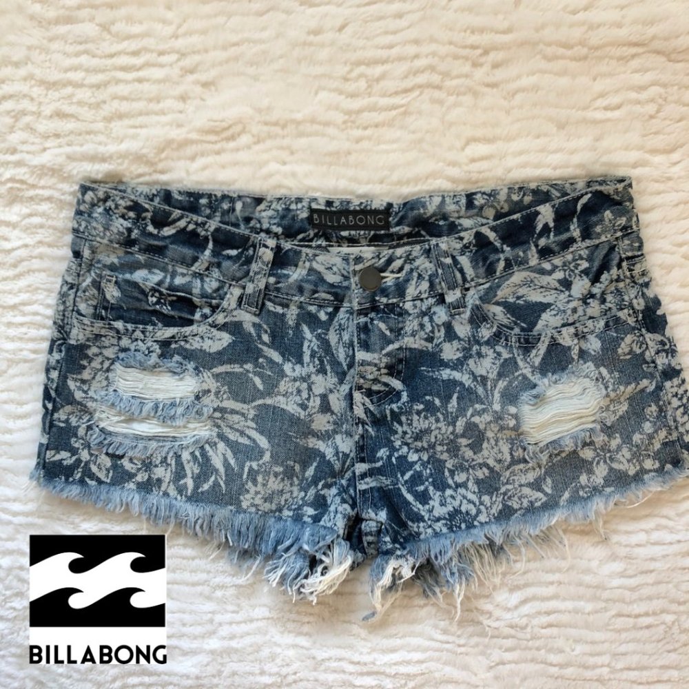 Billabong Distressed Jean Shorts